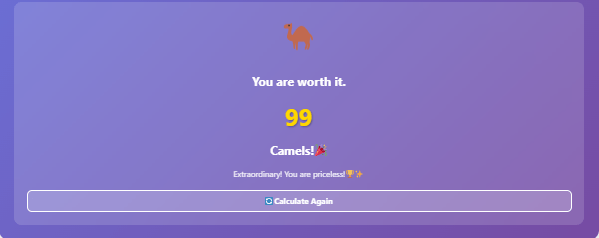Calculadora De Camelos